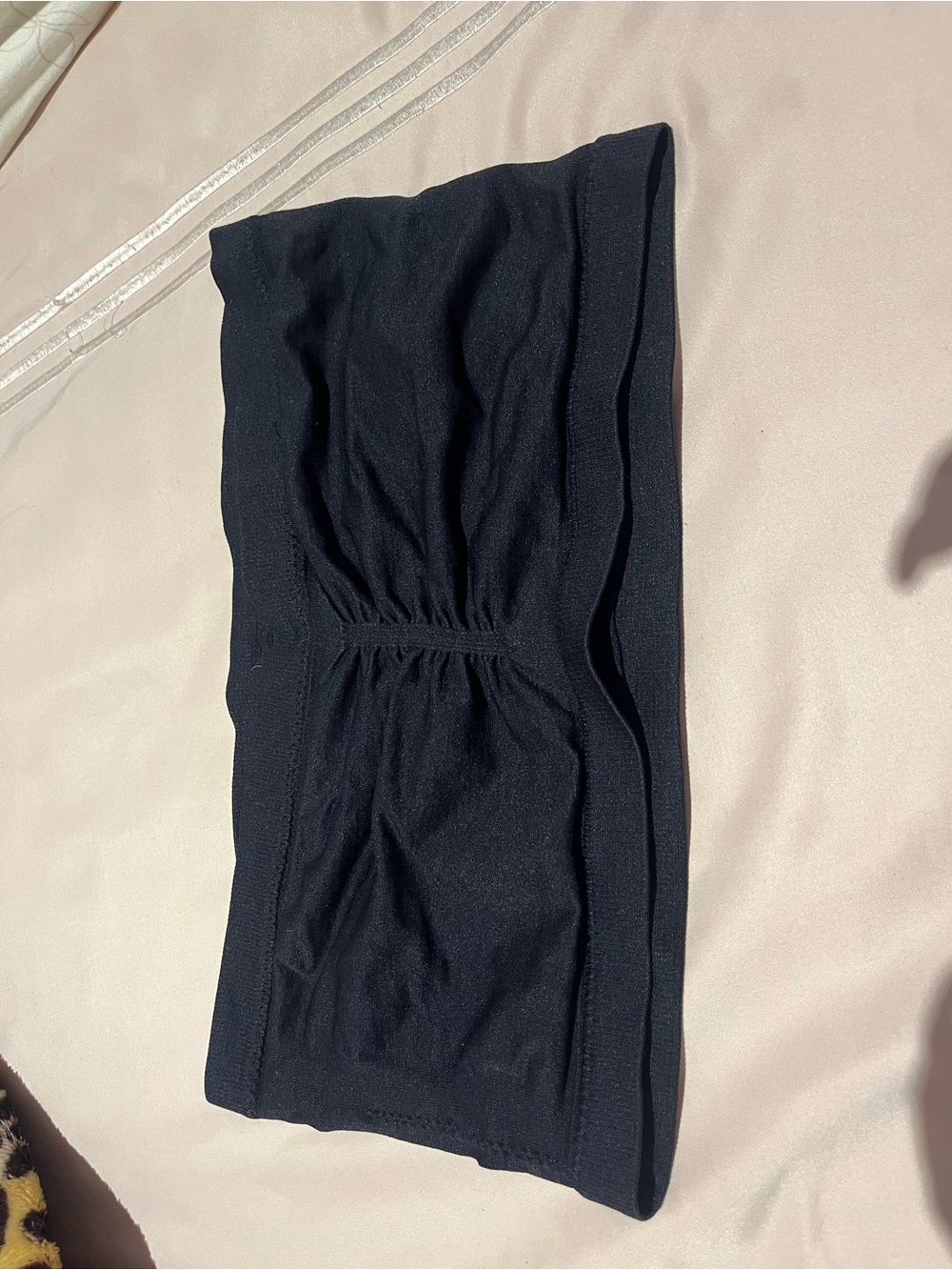 Black Women's Stretch Bandeau Top